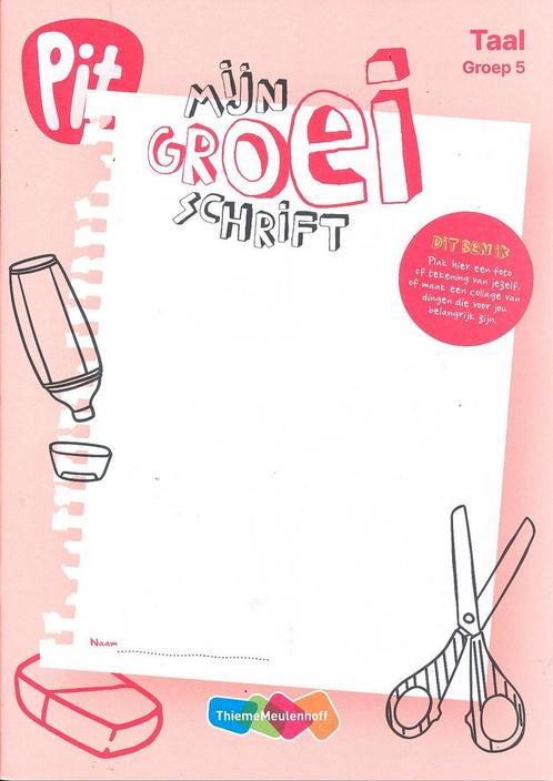 Pit Taal Mijn groei schrift groep 5 (per stuk), Boeken, Schoolboeken, Verzenden