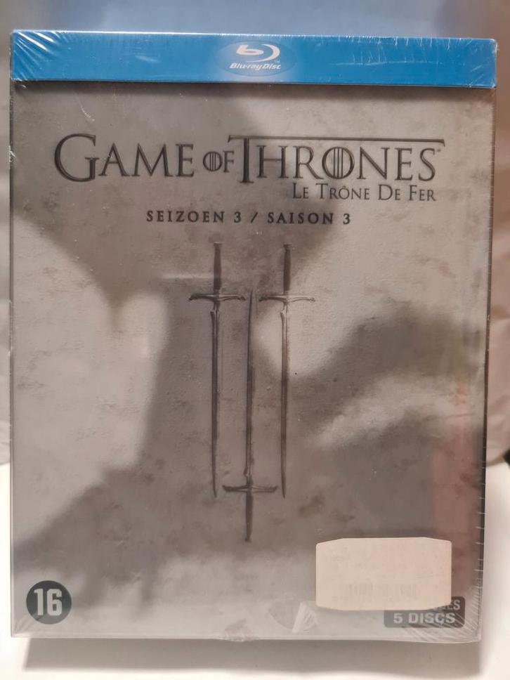 GAME OF THRONES SEASON 3 (IN SEAL) (BLURAY), Cd's en Dvd's, Blu-ray, Gebruikt