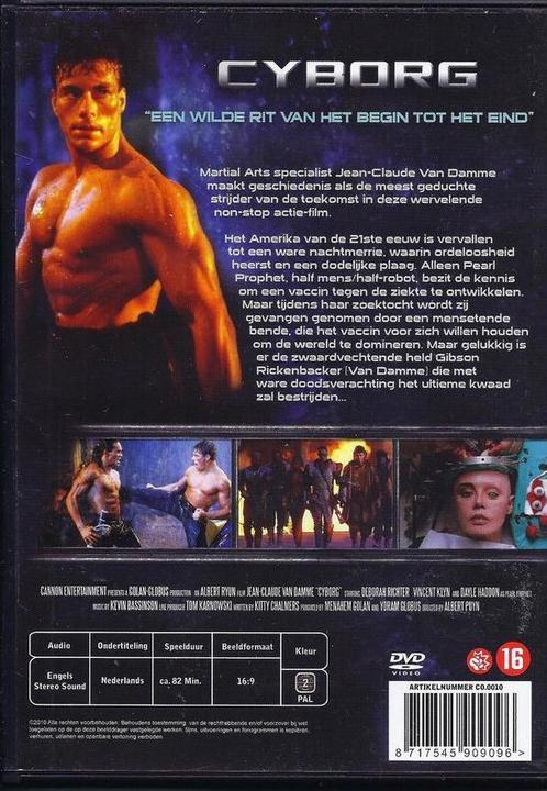 Cyborg / Jean-Claude Van Damme - DVD, Cd's en Dvd's, Dvd's | Actie, Verzenden