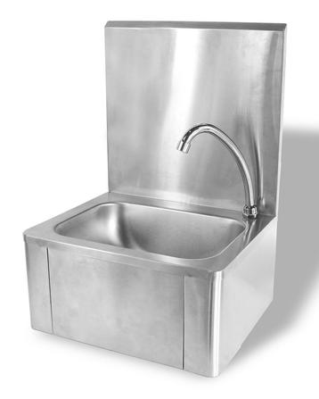 Handwasbak | Wandmontage | Kniebediening | 330x230x130mm |, Verzenden