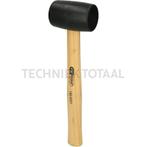 Rubber hamer, 300 gram - DIN 5128, mit Hickory-Stiel,