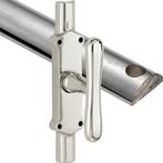 Kruk-espagnolet Linea glans nikkel inclusief 1 stang, Doe-het-zelf en Bouw, Nieuw, Overige materialen, Klink of Kruk