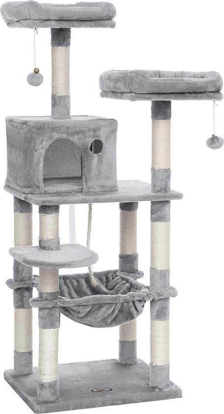 Krabmeubel - Stevig - Kattenhuis - Lichtgrijs, Dieren en Toebehoren, Katten-accessoires, Nieuw, Ophalen of Verzenden
