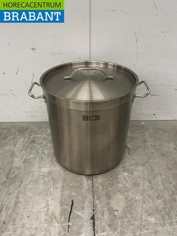 RVS HCB Soeppan Kookpan Pan Inductie 30,5 x 31,5 cm 21 liter, Ophalen of Verzenden