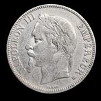 Frankrijk. Silver 5 Francs (Napoleon III) Coin 1867 (Zonder, Postzegels en Munten