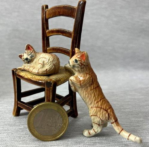 Klima - Miniatuur beeldje - Set van porseleinen miniatuur, Antiek en Kunst, Antiek | Glaswerk en Kristal