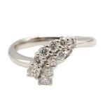 Ring Platina - Diamant, Handtassen en Accessoires, Nieuw