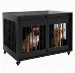 2dekans | HuisenDier Hondenhok op Wieltjes - Bench voor 2, Dieren en Toebehoren, Ophalen of Verzenden, Nieuw
