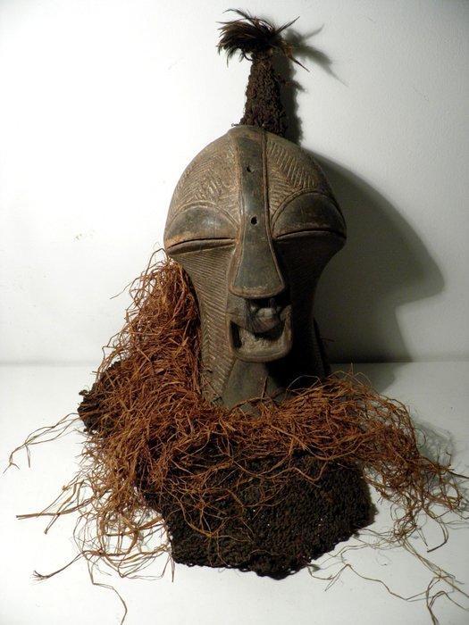 Tribaal masker - Kifwebe - Songye - Democratische Republiek, Antiquités & Art, Art | Art non-occidental