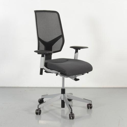 Giroflex 68 bureaustoel, antraciet / mesh, 3D armleggers, Huis en Inrichting, Bureaustoelen, Gebruikt, Ophalen of Verzenden