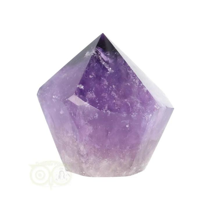 Amethist geslepen punt Nr 17 - 85 gram, Handtassen en Accessoires, Edelstenen, Nieuw, Verzenden