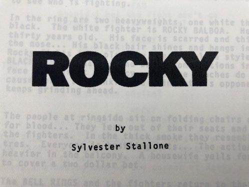 Rocky (1976) - Sylvester Stallone as Robert Rocky Balboa -, Verzamelen, Film en Tv