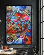 Ksavera - Cubism A1349 - abstract painting on XXL canvas