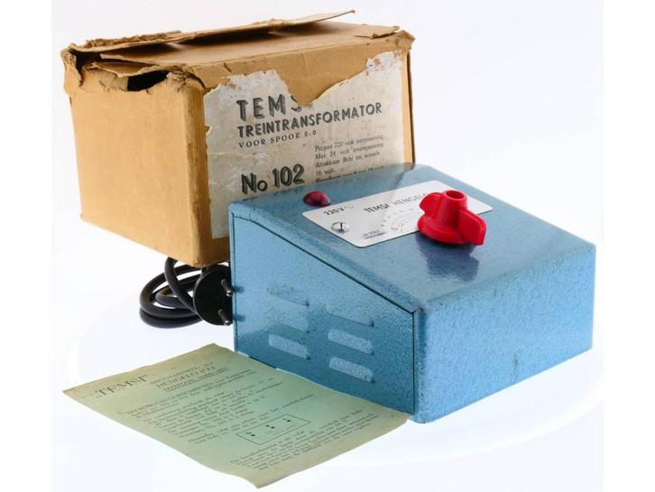 Schaal H0 Temsi 102 transformator 3A 220 volt #1929, Hobby en Vrije tijd, Modeltreinen | H0, Gelijkstroom of Wisselstroom, Overige typen