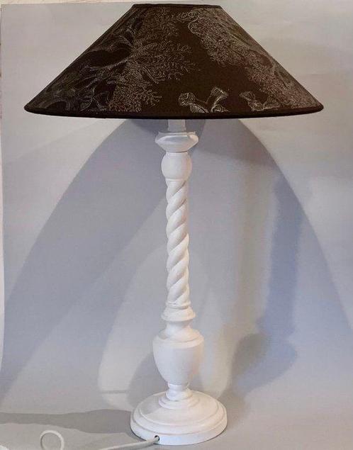 Tafellamp - Linnen kaplamp of hoogwaardige stof Fornasetti, Antiek en Kunst, Antiek | Meubels | Stoelen en Sofa's