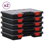 vidaXL Assortimentsdozen 10 st 34,5x25x5 cm polypropeen, Verzenden, Nieuw