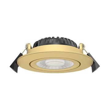 Luxar Slim-Fit LED Inbouwspot IP65 5W/7W CCT Brass beschikbaar voor biedingen