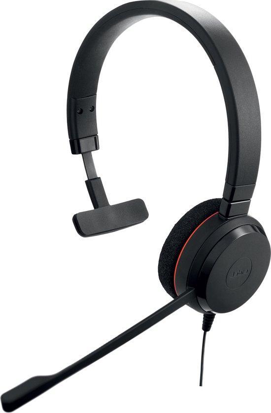 Jabra Evolve 20 USB-C MS Mono Headset Bedraad Hoofdband K..., Audio, Tv en Foto, Hoofdtelefoons, Nieuw, Verzenden