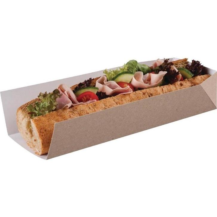 Baguette doosjes met open zijde 25cm | 500 stuks |, Articles professionnels, Horeca | Équipement de cuisine, Envoi