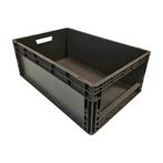 Magazijnbak Euro 600x400x220 met grijpopening grijs Nieuw, Zakelijke goederen, Ophalen of Verzenden