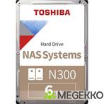 Toshiba N300 3.5  6TB SATA III HDWG460UZSVA, Computers en Software, Harde schijven, Verzenden, Nieuw