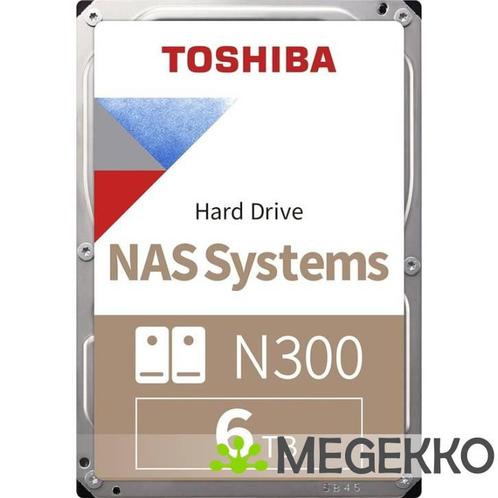 Toshiba N300 NAS 3.5  6TB SATA III HDWG460UZSVA, Computers en Software, Harde schijven, Nieuw, Verzenden