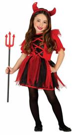 Halloween Kostuum Kind Duivel Meisje, Verzenden, Nieuw