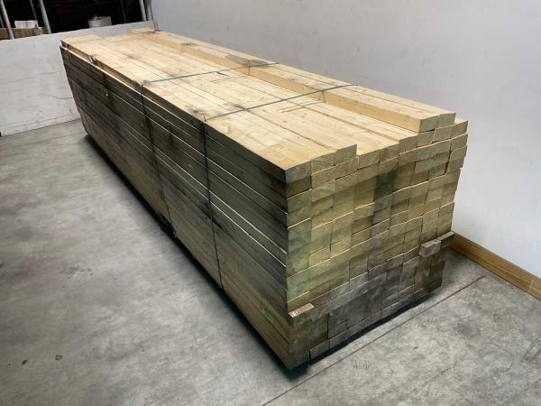 Veiling - 15x Vuren balk ruw 480x12,5x6,3cm, Doe-het-zelf en Bouw, Hout en Planken