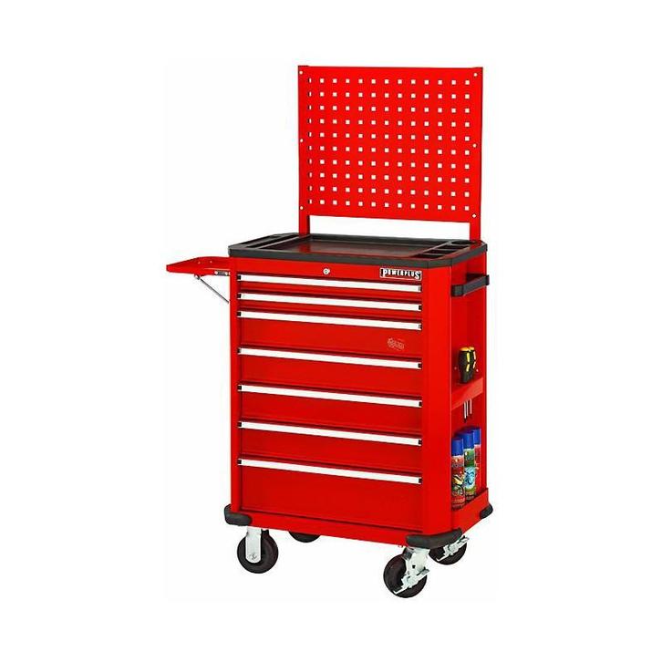 Gereedschapswagen deluxe 7 laden met gereedschapsbord, Doe-het-zelf en Bouw, Gereedschapskisten, Ophalen of Verzenden