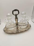 vintage - Olie-en-azijnstelletje - vintage - .800 zilver