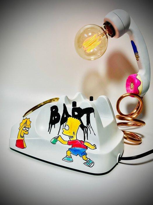 Tafellamp - Plastic, Koper, Metaal - Discofoon uit de jaren, Antiek en Kunst, Kunst | Designobjecten