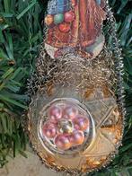 Glashütte Sitzendorf: Victoriaanse kerstboom piek, kerstman, Nieuw