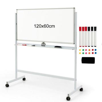 2dekans | Coast Dubbel -zijdige magnetisch mobiel whiteboard beschikbaar voor biedingen