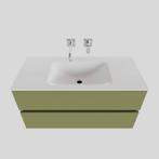 Badkamermeubel Solid Surface BWS Oslo 100x46 cm Midden Mat, Ophalen of Verzenden, Nieuw, Bad