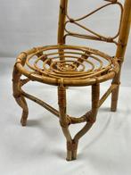 Chaise - Bambou, Rotin - Chaise haute en bambou et rotin,, Antiquités & Art