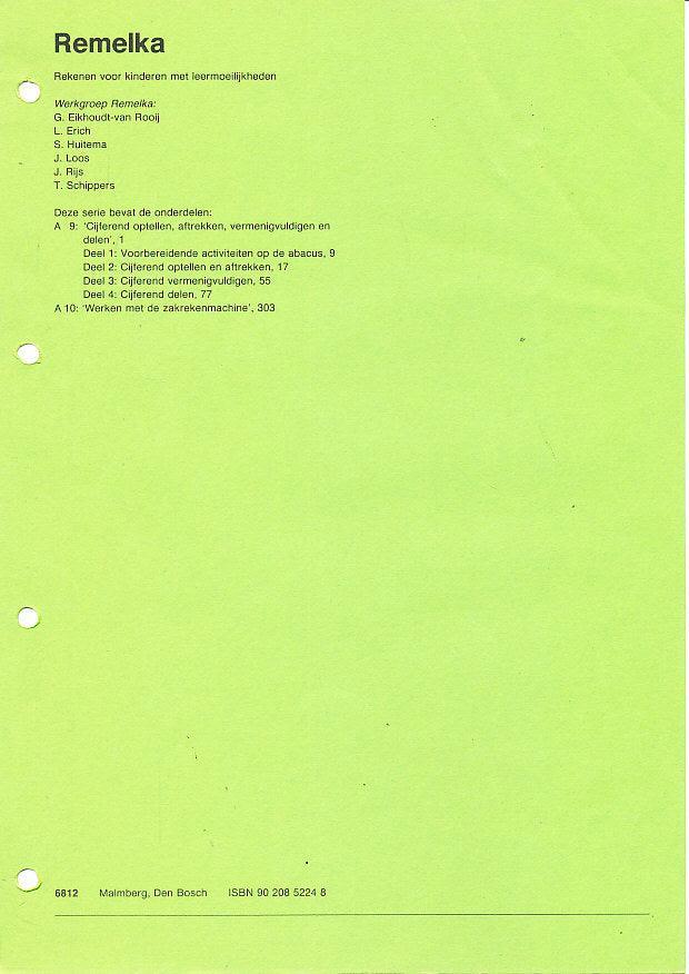 Remelka A9 en A10 in Euros, Livres, Livres scolaires, Envoi