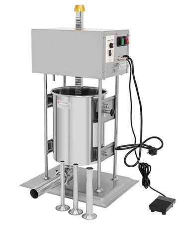 Q-Gastro Automatische Worstenvuller 15L - Verticaal - RVS -, Zakelijke goederen, Horeca | Keukenapparatuur, Ophalen of Verzenden