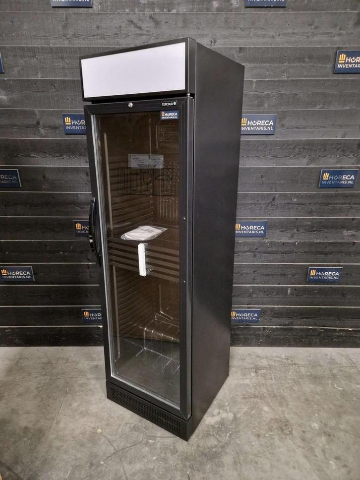 Koelkast  | glasdeur met verlichte kap | Tefcold | zwart |, Zakelijke goederen, Horeca | Keukenapparatuur, Nieuw in verpakking