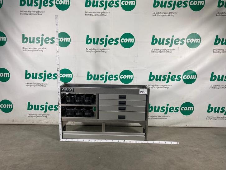 Aluca aluminium bedrijfswageninrichting gebruikt (nr 2416), Auto-onderdelen, Overige Auto-onderdelen, Gebruikt, Verzenden