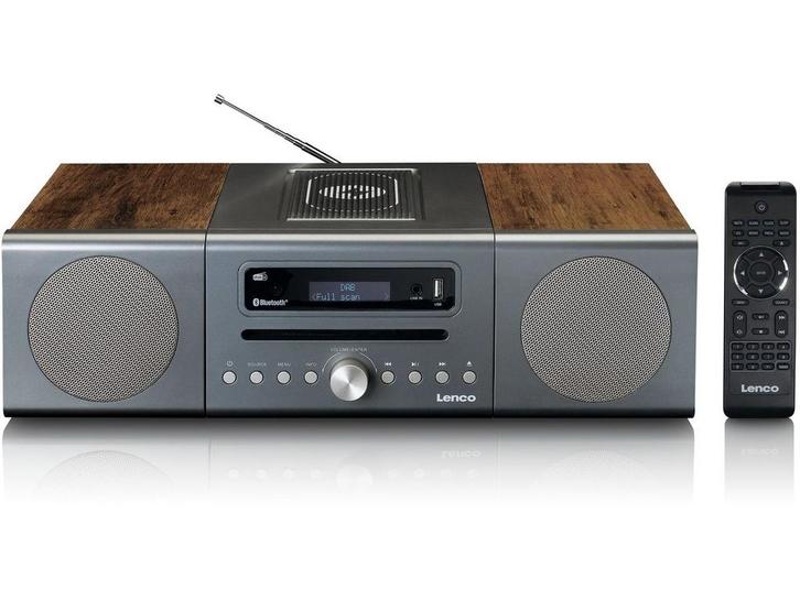 Lenco MC-175 - Stereoset - DAB+ Bluetooth 5.0 CD/MP3 -, Audio, Tv en Foto, Radio's, Zo goed als nieuw, Verzenden