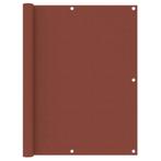 vidaXL Balkonscherm 120x500 cm oxford stof terracotta, Tuin en Terras, Verzenden, Nieuw