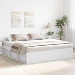 vidaXL Bedframe wit 180x200 cm Super King Size, Huis en Inrichting, Slaapkamer | Bedden, Verzenden, Nieuw