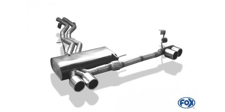 FOX BMW Z4 E85 einddemper uitgang rechts/links - 2x80 type 1, Autos : Pièces & Accessoires, Systèmes d'échappement, Envoi