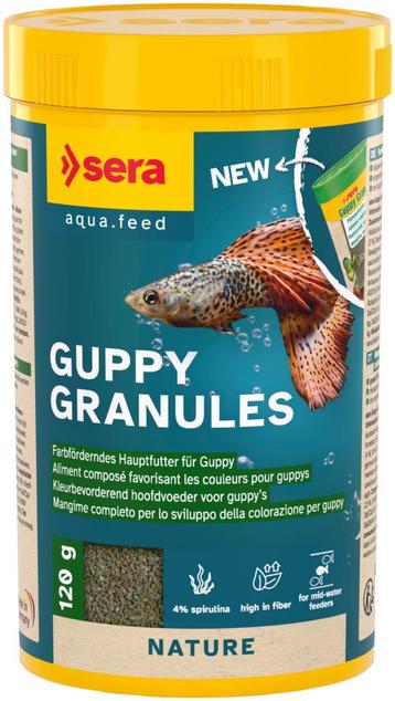 Sera Guppy Granules 100ml (Granulaat, pallets en sticks) beschikbaar voor biedingen
