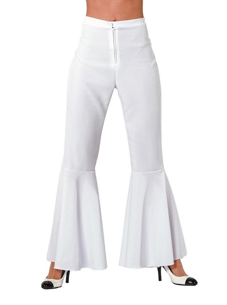 Hippie Broek Wit Dames, Kleding | Dames, Carnavalskleding en Feestkleding, Nieuw, Verzenden