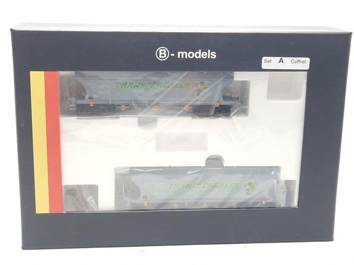 B-Models H0 - 45.316 - Ensemble de wagons de marchandises, Hobby en Vrije tijd, Modeltreinen | H0