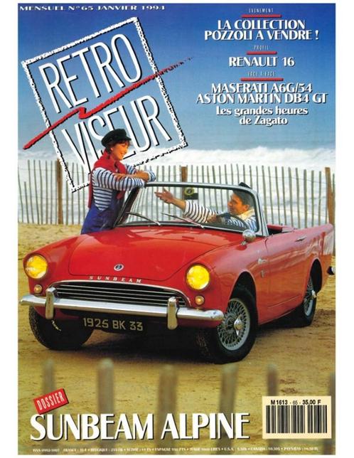 1994 RETROVISEUR MAGAZINE 65 FRANS, Livres, Autos | Brochures & Magazines, Enlèvement ou Envoi