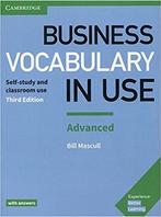 Business Vocabulary in Use - Adv Book with answers, Boeken, Verzenden, Gelezen, Bill Mascull