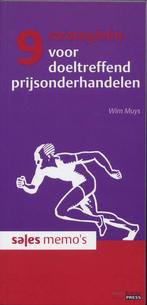 9 strategieën voor doeltreffend prijsonderhandelen / Sales, Boeken, Verzenden, Gelezen, Wim Muys