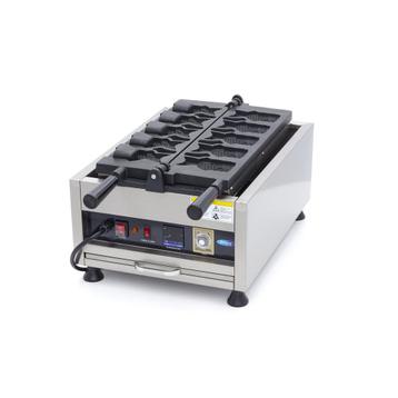 Gaufrier - 5 formes de taiyaki / poisson - rotatif -, Electroménager, Gaufriers, Verzenden, Neuf
